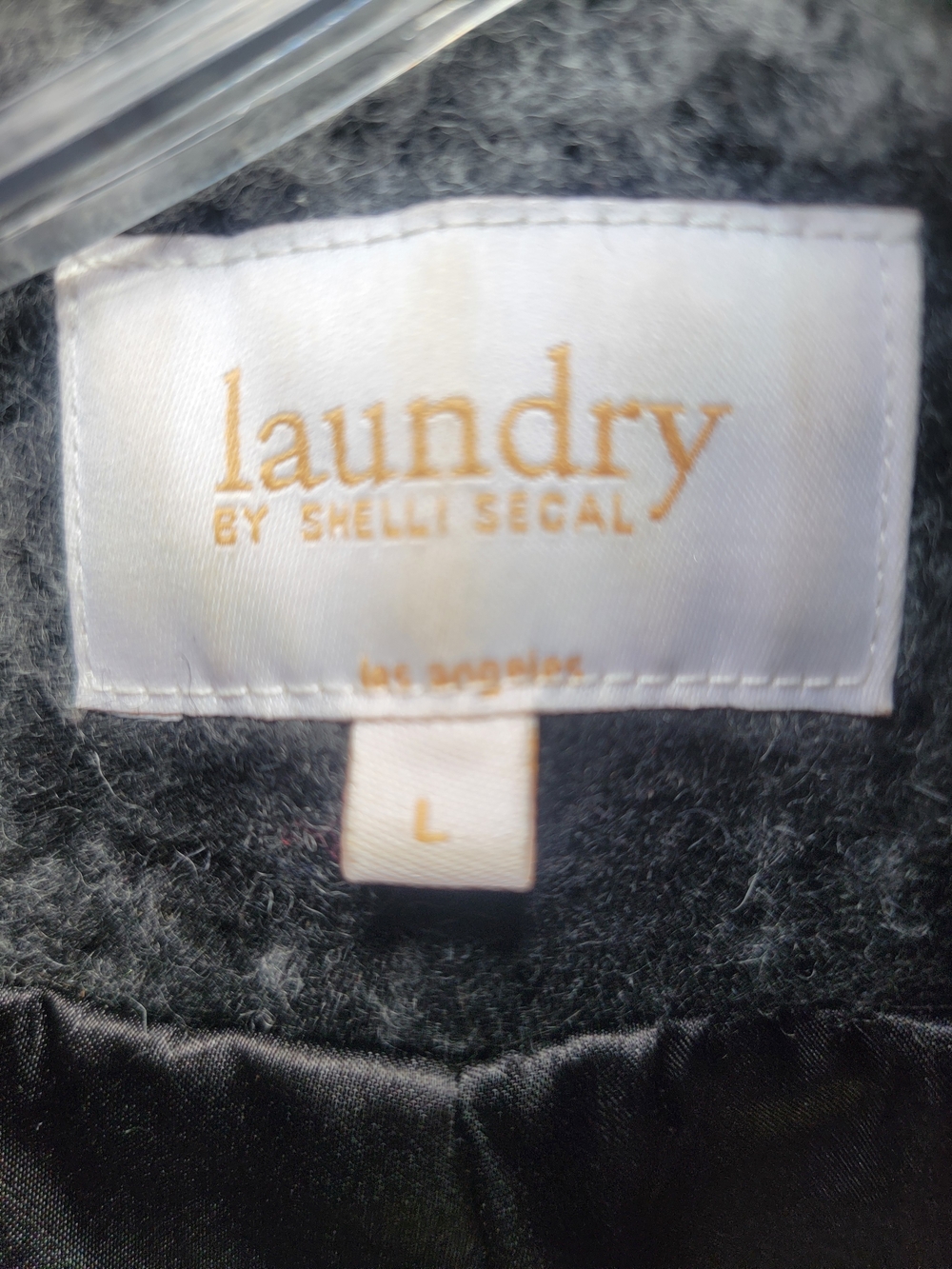 Laundry By Shelli Segal Black & White Plaid Coat with Faux Fur Collar - Picture 14 of 16